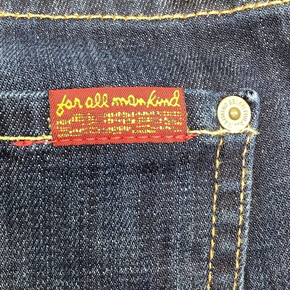 7 For All‎ Mankind Womens The Slim Cigarette Jeans Blue Size 28 - Picture 5 of 9